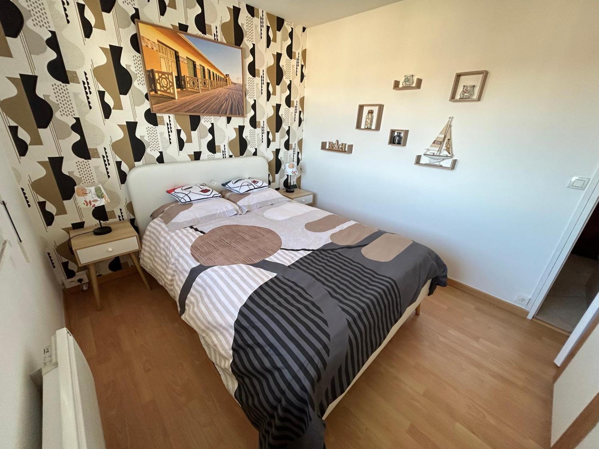 Appartement Vue Mer - 30 M De La Plage - 5 Minutes A Pied Du Centre Ville Et Du Casino Вілле-сюр-Мер Екстер'єр фото